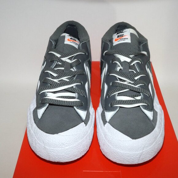 Nike x Sacai Blazer Low Iron Grey DD1877-002 Mens US 11 Brand New - Picture 3 of 11